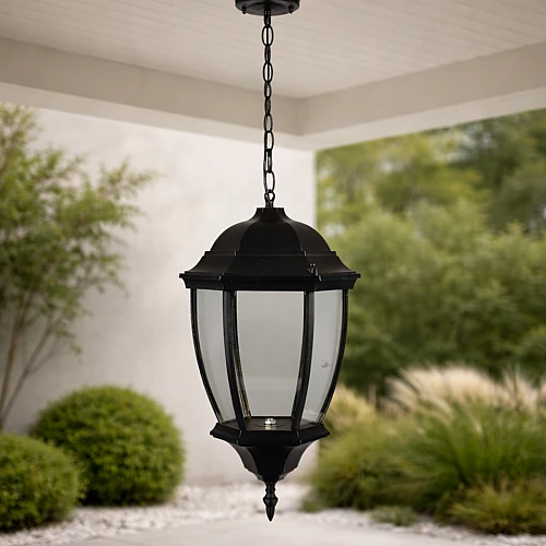 فانوس علاقي اسود كبير