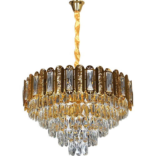 علاقي مودرن ذهبي E14*9 مقاس 600 ملم