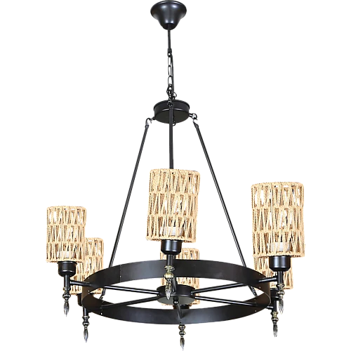 علاقي مودرن اسود E27*6