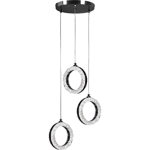 علاقي مودرن اسود لون الانارة 3 اضاءات واط 25