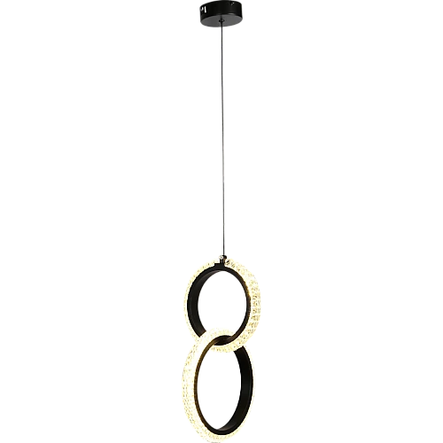 علاقي مودرن اسود لون الانارة 3 اضاءات 9 واط