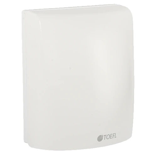 غطاء فيش حماية بارز مربع لون ابيض ساده توفل