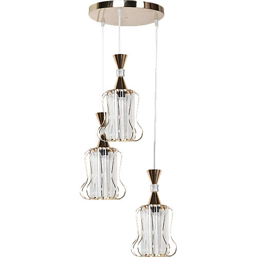 علاقي مودرن ذهبي E27*3