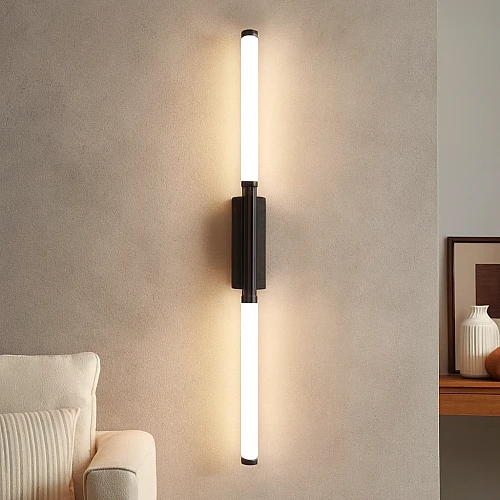 ابليك مودرن اسود لون الانارة 3 اضاءات واط 9 مقاس 750 ملم