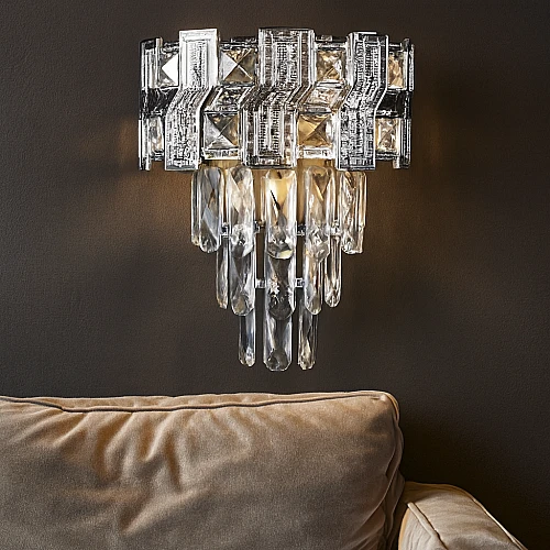 ابليك مودرن فضي E14*2