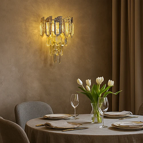 ابليك مودرن ذهبي E14*2