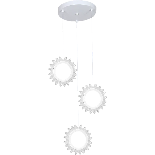 علاقي مودرن ابيض لون الانارة 3 اضاءات واط 30