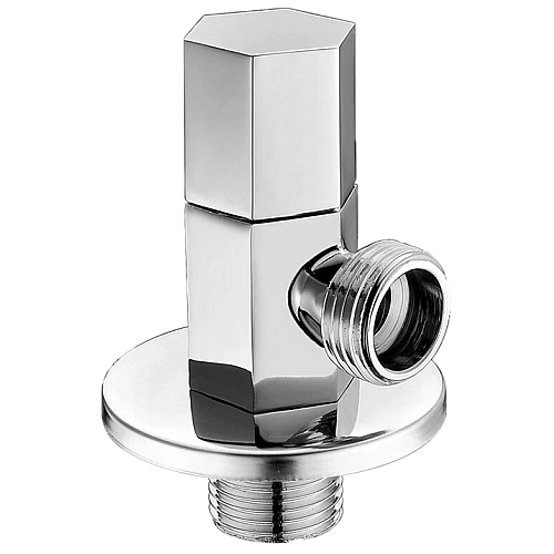 محبس زاوية سداسي كروم