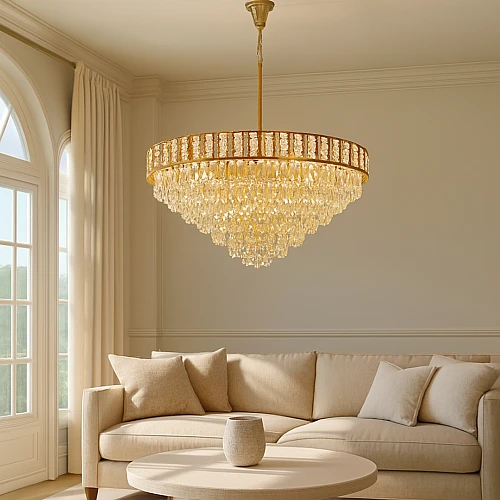 علاقي مودرن ذهبي E14*22 مقاس 1000 ملم