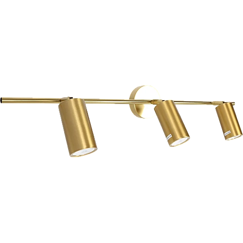 ترك لايت جداري ثلاثي مدور جرم زيتي GU10