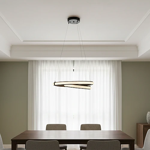 علاقي مودرن اسود لون الانارة 3 اضاءات واط 105