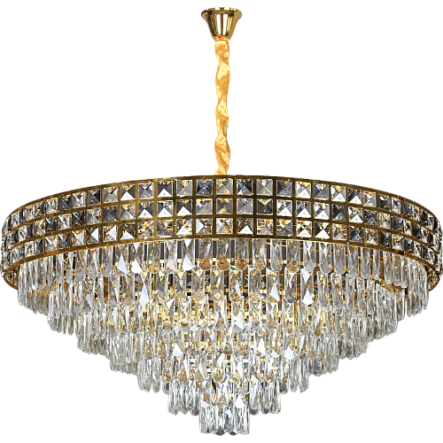 نجف مودرن ذهبي E14*22 مقاس 1000 ملم