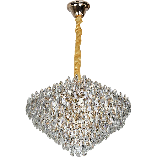 علاقي مودرن ذهبي E14*12 مقاس 600 ملم