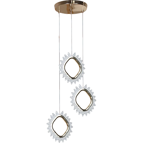 علاقي مودرن ذهبي لون الانارة 3 اضاءات واط 36