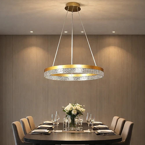 علاقي مودرن ذهبي لون الانارة 3اضاءات 115W