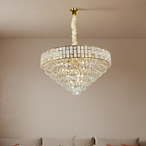 علاقي مودرن ذهبي E14*15 مقاس 800 ملم