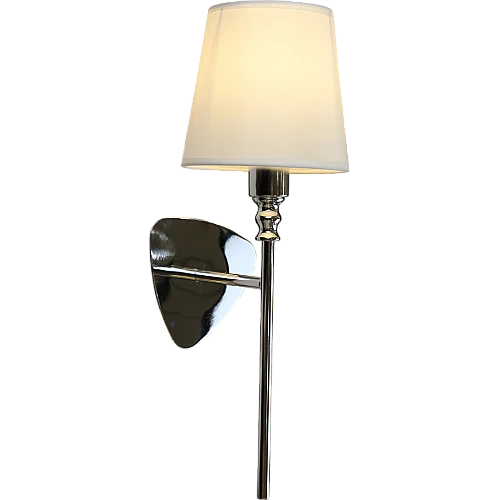 إضاءة ابليك حائط مودرن مفرد فضي E14*1L