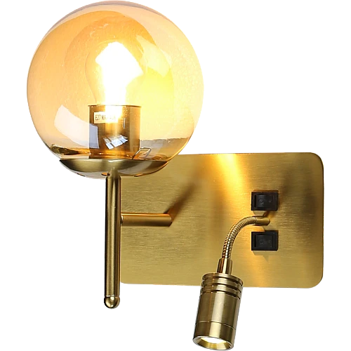 إضاءة ابليك حائط مودرن مفرد زيتي E27*1L