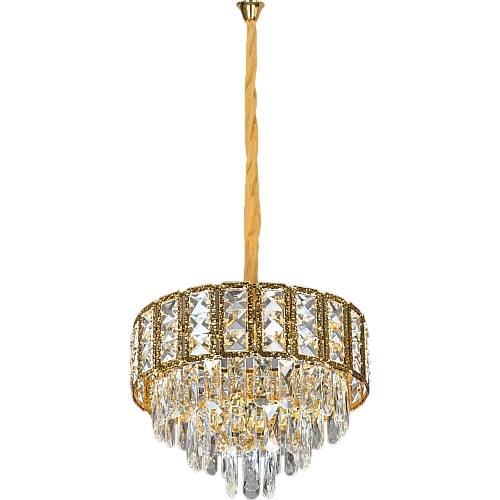 علاقي مودرن ذهبي E14*5 مقاس 400 ملم