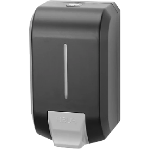 موزع صابون يدوي ضغاط كبير لون اسود