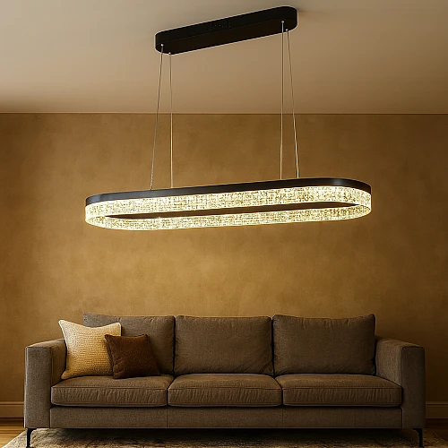 علاقي مودرن اسود لون الانارة 3اضاءات 900*300 105W