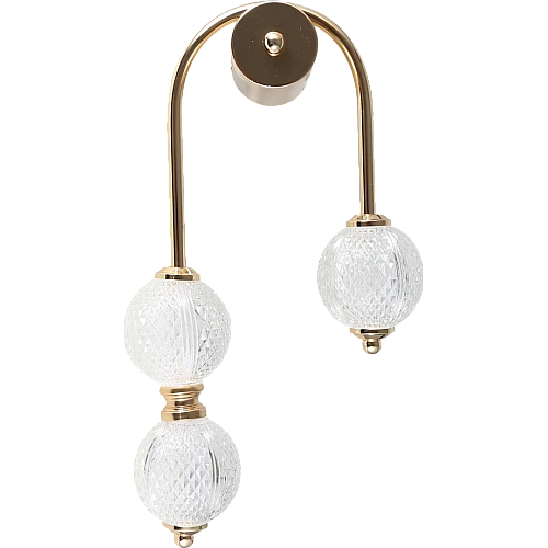 ابليك مودرن ذهبي لون الانارة 3 اضاءات 12 واط