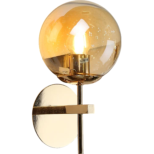 إضاءة ابليك حائط مودرن مفرد ذهبي E27*1L