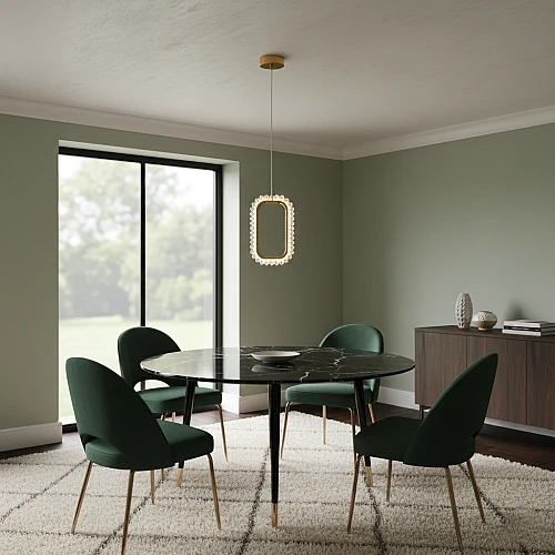 علاقي مودرن ذهبي لون الانارة 3 اضاءات واط 25