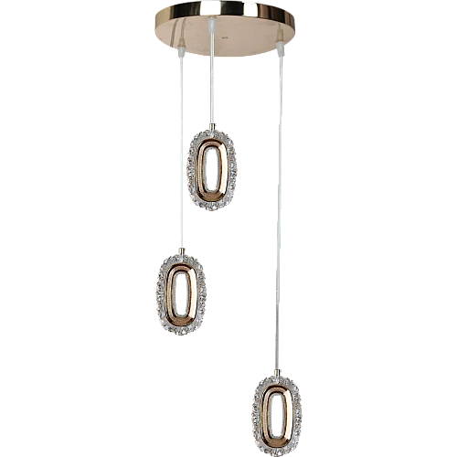 نجف مودرن زيتي لون الانارة 3 اضاءات 12 واط