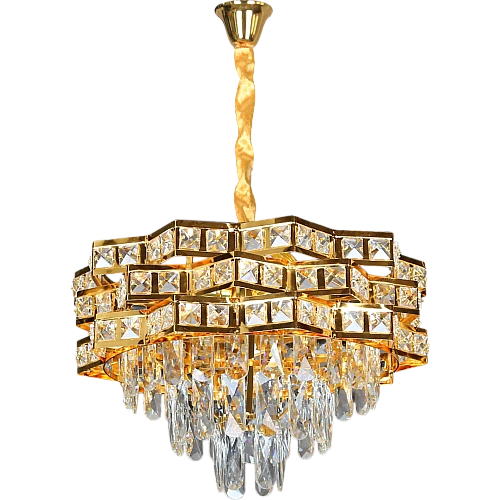 علاقي مودرن ذهبي E14*5 مقاس 400 ملم