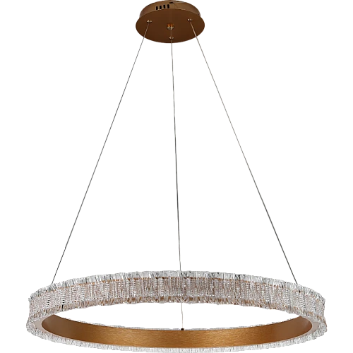 نجف مودرن ذهبي لون الانارة 3 اضاءات 105 واط قطر 80 سم