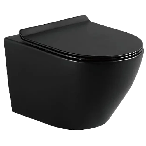 كرسي معلق مدور غطاء اكريليك اسود مقاس 18 سم (تُضاف رسوم الأوزان الثقيلة)