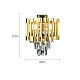  صورة منتج إضاءة ابليك حائط مودرن ذهبي E14*2L موديل WA/D6260/2W/GD
