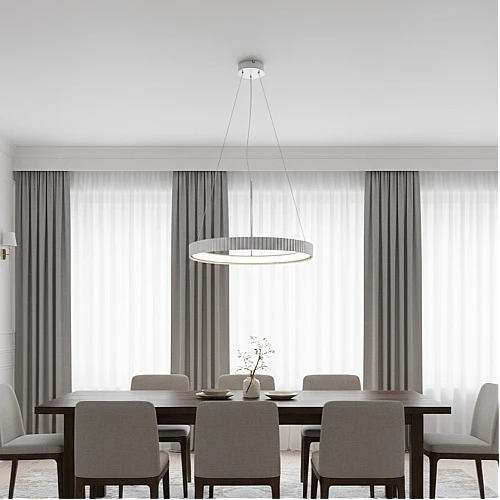 نجف أبيض لون الانارة 3 اضاءات 30 واط قطر 40 سم