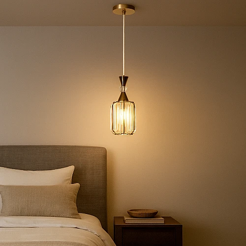 علاقي مودرن ذهبي E27*1