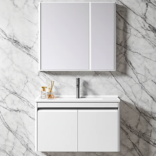 مغسلة مقاس 80 سم ابيض (تُضاف رسوم الأوزان الثقيلة)