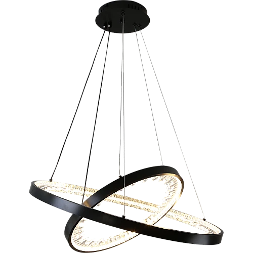 نجف مودرن اسود لون الانارة 3اضاءات 600*400 65 واط