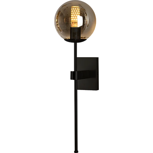 إضاءة لوميا جدارية مفرد اسود مع رمادي لمبة 1 E27