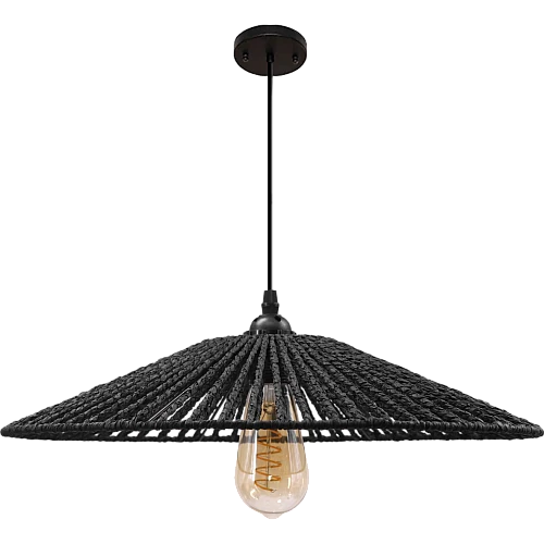 نجف مودرن اسود E27*1 قطر 45 سم