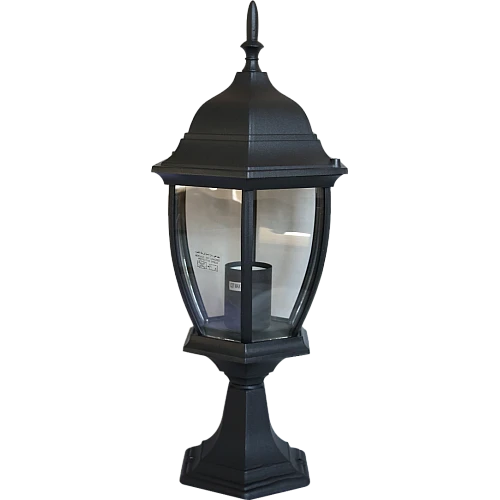 فانوس جلاسي اسود وسط