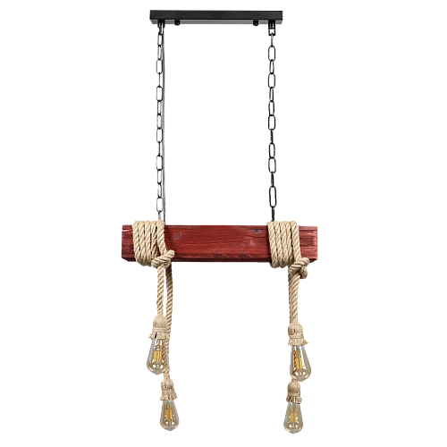 علاقي خشبي حبال E27*4