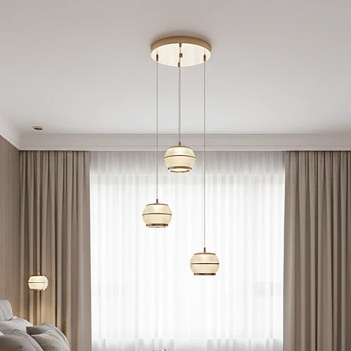 علاقي مودرن ذهبي لون الانارة 3اضاءات 36 واط ثلاثي