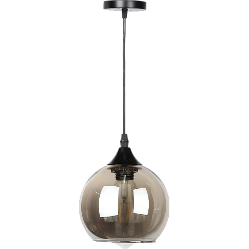 علاقي مودرن اسود مع رمادي E27*1L قطر 15 سم