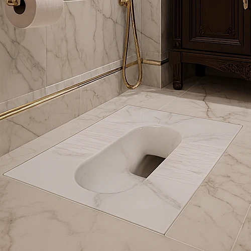 كرسي عربي رخامي ابيض (تُضاف رسوم الأوزان الثقيلة)