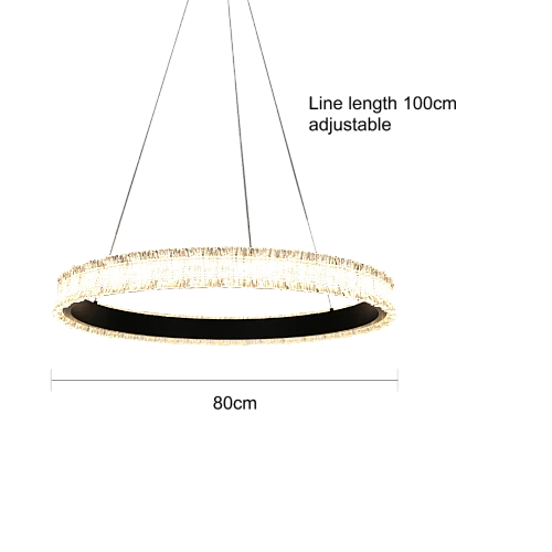 نجف مودرن اسود لون الانارة 3 اضاءات 105 واط قطر 80 سم نجف مودرن اسود لون الانارة 3 اضاءات 105 واط قطر 80 سم