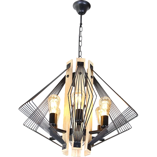 علاقي مودرن اسود E27*6