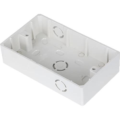 علبة فيش 14*7 فارغ لطش بلاستيك ابيض مستطيل