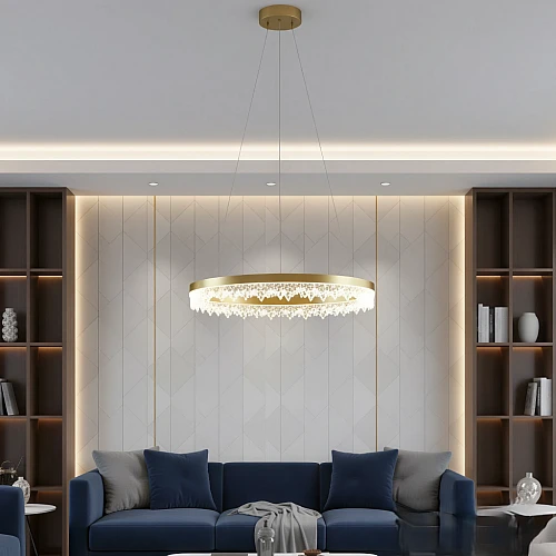 علاقي مودرن ذهبي لون الانارة 3 اضاءات واط 36 مقاس 400 ملم