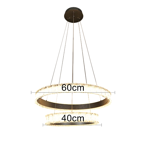 نجف مودرن فضي + ثلاث اضاءات400*600 125 واط