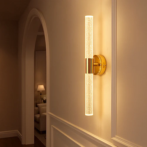 ابليك مودرن ذهبي لون الانارة 3 اضاءات واط 5 مقاس 480 ملم